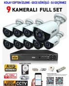 Resim Ids - 9 Kameralı 1080P Fullhd 5Mp Sony Lensli Kamera Seti - 2020 