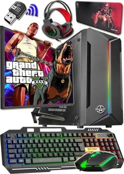 Warbox Gopo Xeon X5650 32 GB 250 GB HDD 256 GB SSD R7240 20" W10P Masaüstü Oyuncu Bilgisayarı