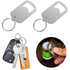 Resim Tüm Bira Şişesi Kapakları İçin Adet Düz Şişe Açacağı Anahtarlıkları Çok Renkli 