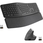 Resim logitech K860 Bölünmüş Ergonomik Klavye + Mx Vertical Gelişmiş Ergonomik Dikey Mouse Siyah K860+MXBundle 