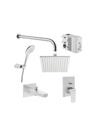 Resim Artema Root Square Ankastre Duş Seti Krom A49280 