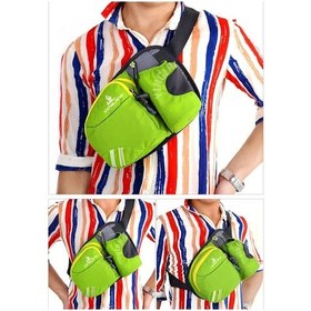 Resim Primepickings Youtek Siyah Nylon Spor Bel Çantası - Koşu, Bisiklet, Dağcılık İçin, 27x19x8 Cm, Hafif, Nefesli, Telefon, Anahtar, Cü Siyah 