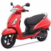Resim TVS Jüpiter 110 cc Scooter Benzinli Motosiklet Kırmızı 