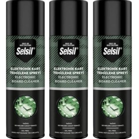 Resim Selsil Elektronik Kart Temizleme Spreyi 500 ml Yağsız 