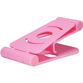 Resim Masaüstü Telefon Tutucu Stand Katlanabilir Mobil Dock Pembe (551664187) 