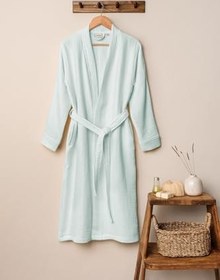 Resim DENİZLİ CONCEPT Unisex Kimono 4 Kat Müslin Bornoz 