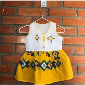 Resim Efşan Hediyelik ve Kozmetik Kız Bebek Şile Bezi Kök Boya Elbisesi 