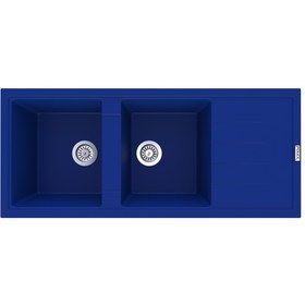 Resim Polex Cristal Lux Granit Eviye P x 116 Mavi 