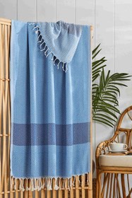 Resim Alessa Mavi Peştamal 90x180 cm - Mavi / 100x180 