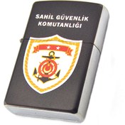 Resim Sahil Güvelik Komutanlığı Baskılı Çakmak Koyu Renk 
