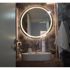 Resim Dekoratif Led'li Banyo Aynası 