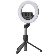 Resim Bluetooth Kumandalı Led Işıklı Tripod Selfie Çubuğu 