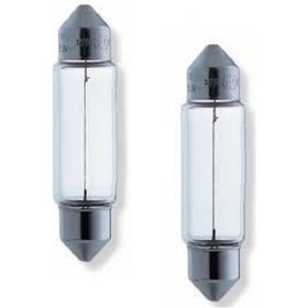 Resim 41mm C10w Sofit Halojen Oto Ampul 12v 2adet 