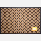 Resim Ekol Bali Dikdörtgen 60x90 cm Kauçuk-Tekstil Paspas Kahverengi-Siyah 