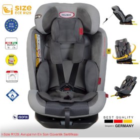 Resim Holmer Kids Maxi Protect Aero 3D 360° Dönebilir Isofix 0 - 36 KG Oto Koltuğu 