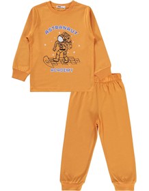 Resim Civil Boys Astronot Baskılı 2-5 Yaş Pijama Takımı - Turuncu - Turuncu / 2-3 Yaş 