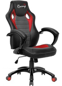 Resim Adore Mobilya Max Racing Oyuncu Ve Çalışma Koltuğu - Gri-siyah-kırmızı 