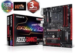 Resim Gigabyte Ab350 Gaming 3 Am4 Ryzen Usb3.1 Anakart 