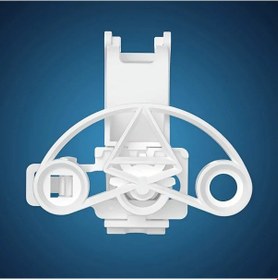 Resim Elmpaly Ps5 Kontrolcü Mini Direksiyon Aksesuarı - Beyaz Ergonomik Yarış Simülatörü 