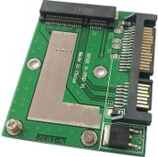 Resim Msata To Sata Çevirici Msata (Mini Sata) SSD To Sata Çevirici Dönüştürücü Adaptör Mini Pcıe Msata Ssd'den 2.5 Sata 