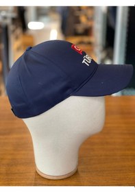 Resim Hamze Türkiye Bayrak Nakışlı Pamuklu Unisex Cap Şapka Lacivert 