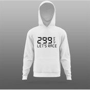 Resim 299 km Lets Race Beyaz Sweatshirt Modeli 