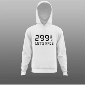 Resim 299 km Lets Race Beyaz Sweatshirt Modeli 