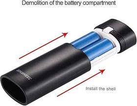 Resim Irfora Akıllı Telefonlar İçin USB Çıkışlı ve Göstergeli DIY 18650 Pil Güç Bankası Kabuk Kutusu 