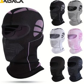 Resim AXBXCX Nefes Alabilen Balaclava Şapka - Bisiklet, Kayak, Yürüyüş ve Balıkçılık için Tam Yüz Maskesi - Polyester, Örgü Kumaş, Elde Yıkanabilir, Açık Hava Sporları Ekipmanı | Şık Yüz Maskesi | Rahat Uygunluk Maskesi 