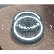 Resim EFGARAGE 20 CM Beyaz Neon Işıklı Hoparlör ve Midrange Kapağı 1takım (2adet) Vidalanabilir 