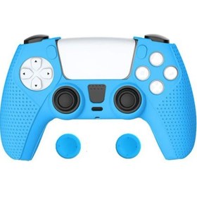 Resim Adalia Ps5 Joystick Uyumlu Koruyucu Silikon Kılıf ve Analog Koruyucu Set 