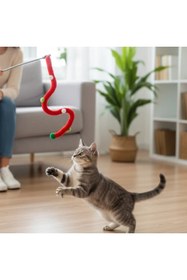 Resim motto ticaret Süs Tasarımlı Kedi Oltası 