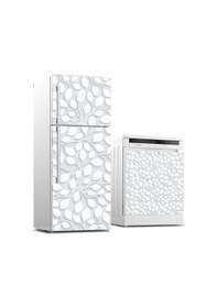 Resim Buzdolabı Ve Bulaşık Makinası Beyaz Eşya Sticker Kaplama Beyaz Ya 