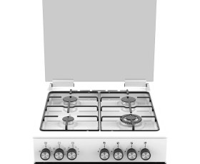 Resim Tecna Tf 613WBR+ Turbo Fanlı 3 Gaz+1 Wok Göz Ocaklı Tam Boy Fırın 