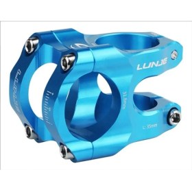 Resim Lunje 31.8mm Alüminyum Dayanıklı Mavi Gidon Boğazı Brm Bisiklet 