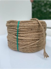 Resim EBA Altın 6 Mm 150 Metre Jut Ip Dekoratif Halat Kendir Ip 1 . Kalite 