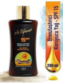Resim Eda Taşpınar Bronzlaştırıcı Koruyucu Yağ Spf 15 