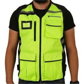 Resim Venom Venom VN-911 Reflektör Yelek Sarı(KALIPLAR DARDIR) 