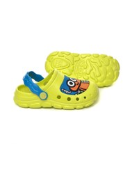 Resim Coqui Çocuk Terlik COQUI 9383 CITRUS/SEA BLUE STONEY CHILDREN'S CLOGS 