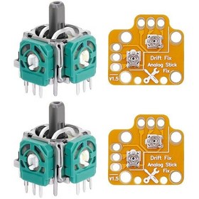 Resim Xbox One Analog Drift Fix 2+2 Set Xbox One Kol Joystick Motor Tamir Yedek Parça 