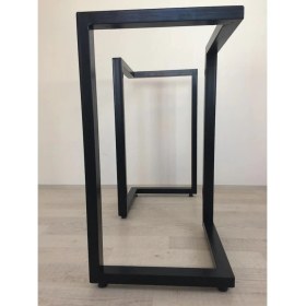 Resim Abronya Ofis Toplantı Yemek Masası Ayağı Siyah Renk 1 Takım 