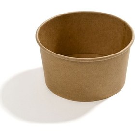 Resim 750 Cc Kraft Yuvarlak Salata Kasesi 500 Adet 