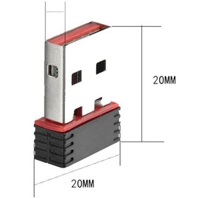 Resim 300 Mbps Nano Mini Internet Adaptör Kablosuz Ağ Wi-Fi Alıcı USB 