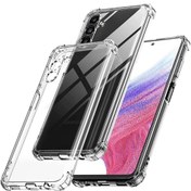 Resim Galaxy A34 Kılıf Zore 2mm Anti Shock Silikon Kılıf 
