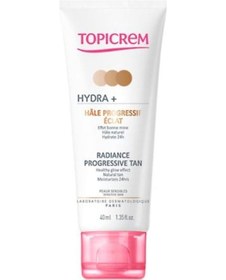Resim Topicrem Hydra+ Radiance Progessive Tan 40 ML 