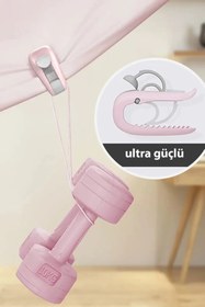 Resim Riddex Pratik Mandallı Yorgan Sabitleme Aparatı Seti 4 Adet Yorgan Yastık Nevresim Kaydırmaz Mandal 