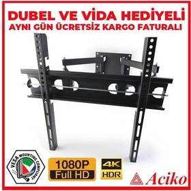 Resim 4 Hareketli Çift Kollu Lcd Led Tv Askı Aparatı Universal 