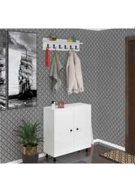 Resim Kenzlife Portmanto Ayakkabılık Ve Askılık Sandal5 Byzbyz 83 120 32 Otuz Çift Ayakkabı Kapasitesi 