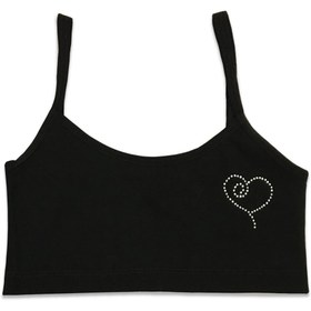 Resim ÖZKAN underwear Özkan 42327 Kız Çocuk Ince Askılı Pamuklu Alıştırma Sütyeni 