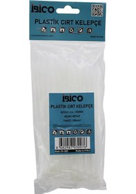 Resim Beyaz 3.6x150mm Plastik Cırt Kelepçe 100pcs 4764 